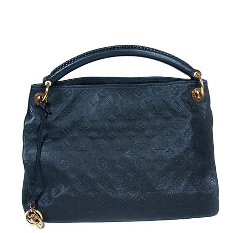 Luxury Monogram Empreinte Leather Blue .